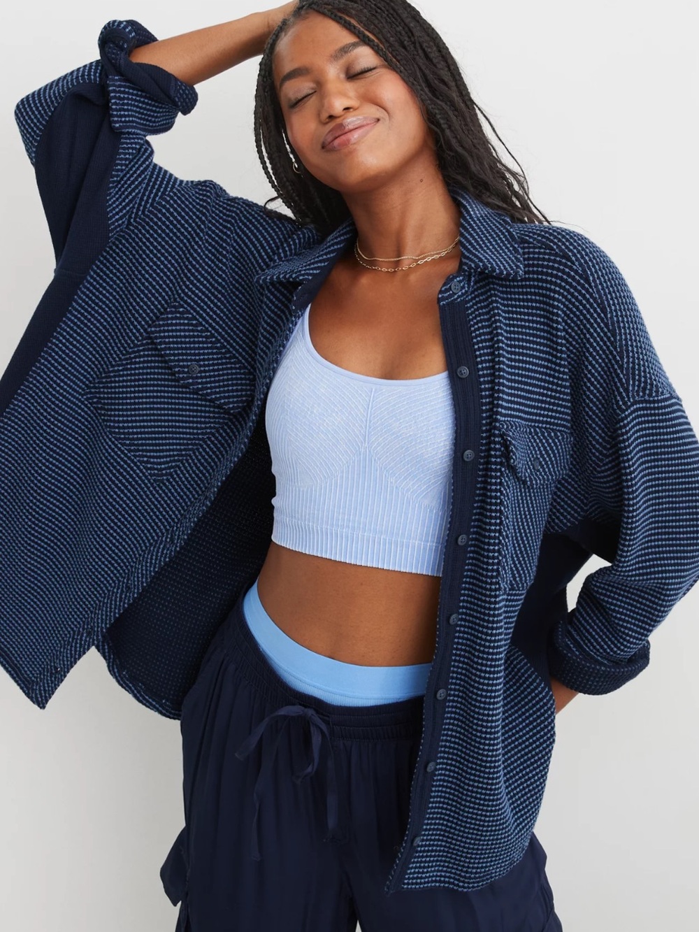 Aerie LumberJane Waffle Shirt